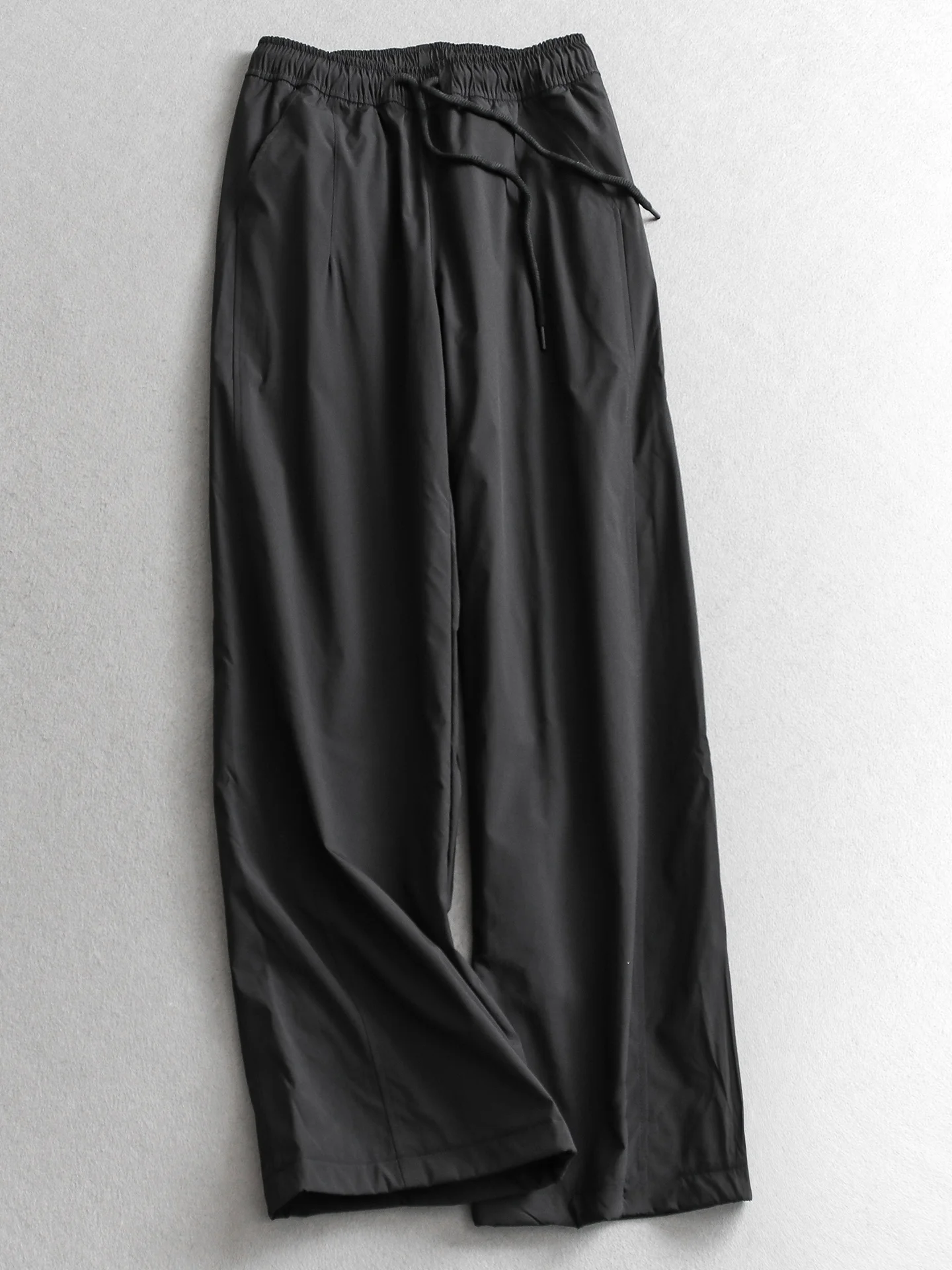 Outdoor Casual Fleece Lined Breathable Cargo Pants Women's High Waist Elastic Waistband Polyester Fiber Straight Leg Trousers