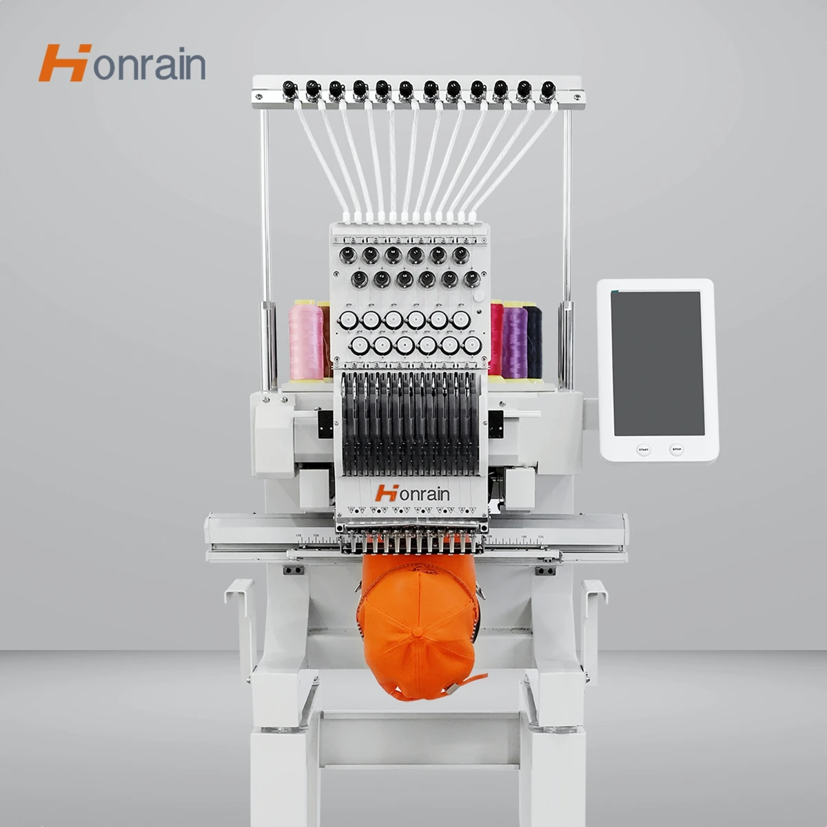 Home Use Single Head Computerized Embroidery Machine Digital Programmable Embroidery Machine for T-shirt Cap