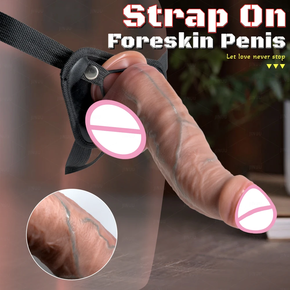 Realistic 3Sizes Phimosis Dildo Realistic Penis Soft Silicone Male Genitals Vaginal Masturbation Suction Cup Dick Woman Anal Sex