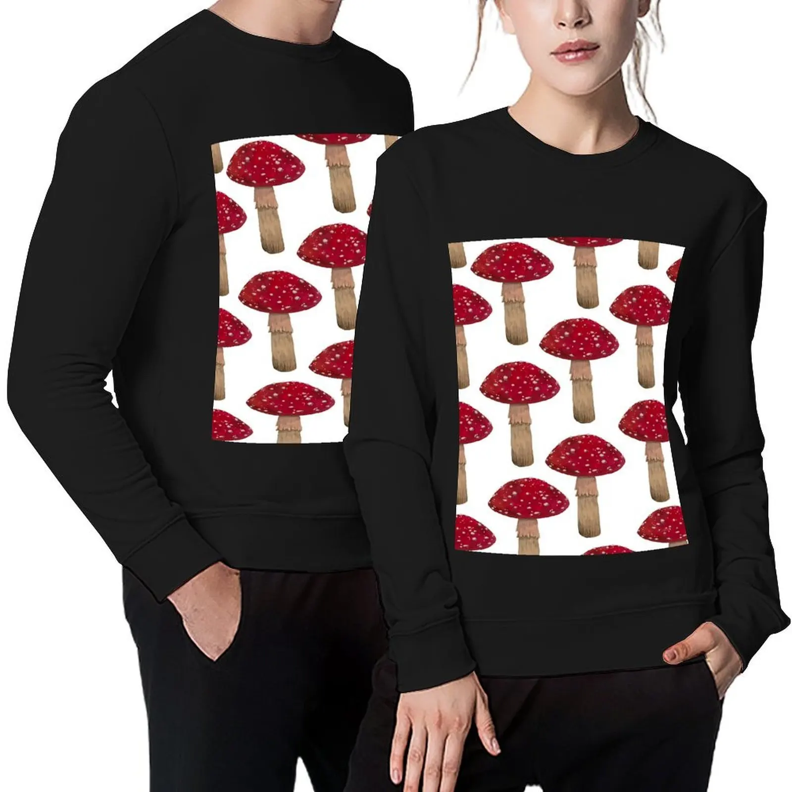 

Endless Magic Mushrooms Pullover men wear men's winter sweater men's coat men's autumn clothes aesthetic sweatshirts