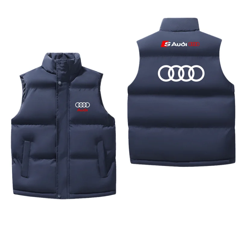 Audi marque gilet épais chaud coupe-vent Simple et élégant ajustement Audi chaleur et Style polaire gilet pour tenue décontracté