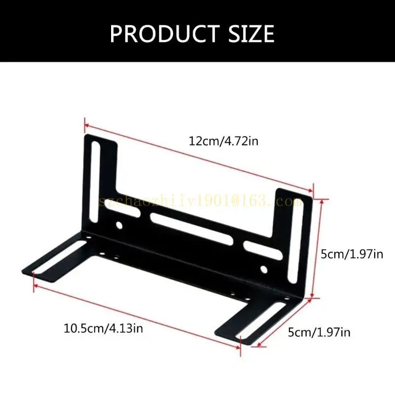 62KA ПК Кронштейн радиатора водяного охлаждения 120 мм Монтажный кронштейн вентилятора Подставка Подставка для радиатора с винтами Простая установка