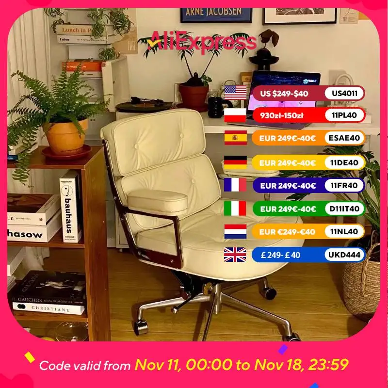 

Modern Ventilation Office Chair Armrest Comfortable Executive Swivel Office Chair Ergonomic Vanity Sillas De Oficina Furniture