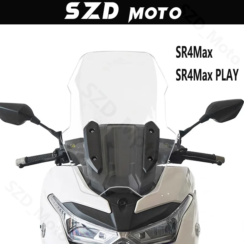 

For LONCIN VOGE SR4Max SR4 Max SR4Max PLAY SR4 Max PLAY Motorcycle Windshield Windscreens Wind Deflectors Viser Visor Gray