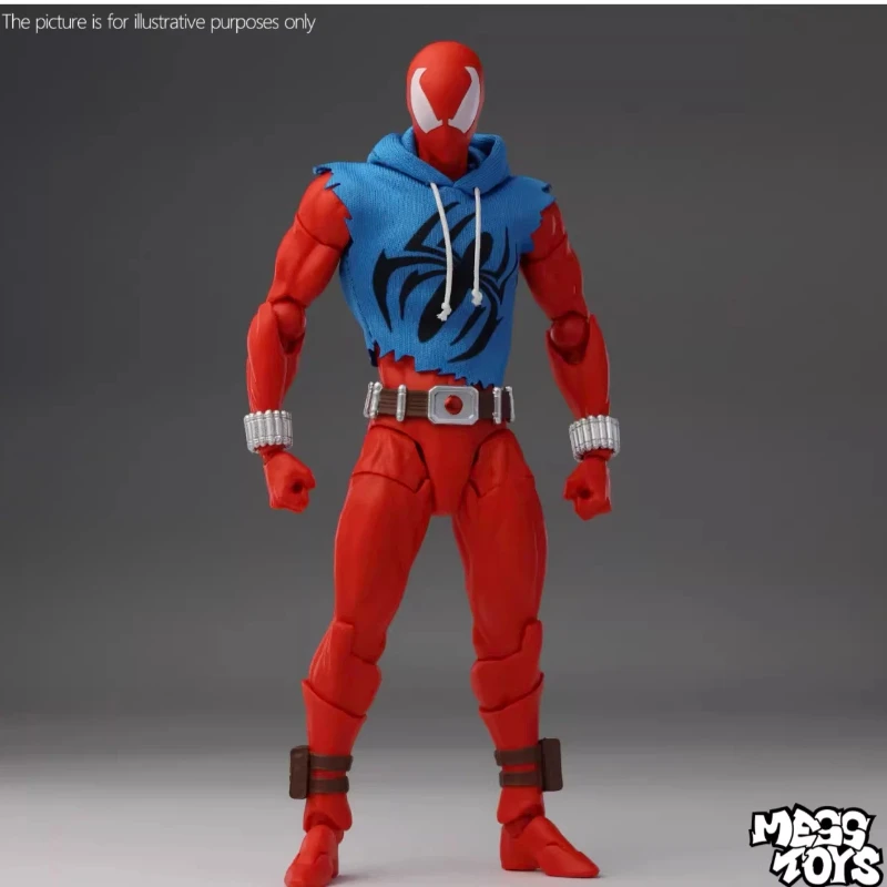 Nouveaux jouets en désordre Figurine héros écarlate Spiderman Messtoys Spider Man Anime Figurine modèle Statue cadeaux Collection jouets
