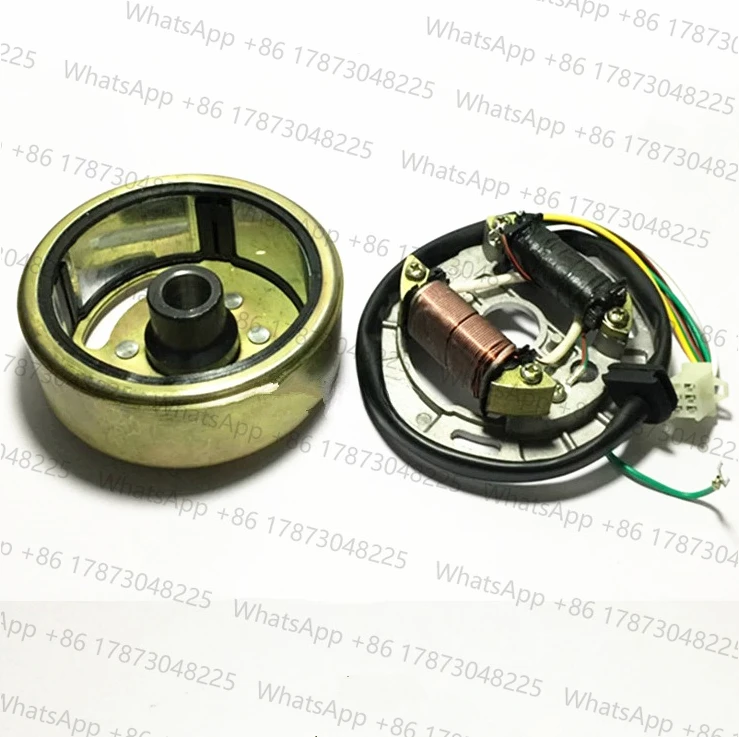 

AX-100 Двухтактный мотоцикл AX100 Ротор статора магнето в сборе AX 100 Ротор статора генератора Катушка зажигания Статор