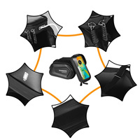 Bicycle Front Upper Tube Beam Bag Mountain Bike Phone Bag Touch-Screen Waterproof Hardshell Saddle Bag Riding Equipment ,G1020