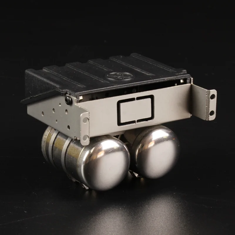 Scala 1:14 1 pz Simulazione in metallo Contenitore batteria Serbatoio gas per Tamiya RC Camion SCANIA 770S R620 VOLVO BENZ Arocs MAN TGX Auto