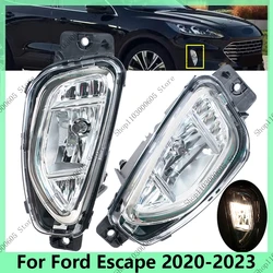 Car Accessories For Ford Escape 2020 2021 2022 2023 Front Bumper Fog Light Halogen Fog Lamp Accessories Fog Light Assembly