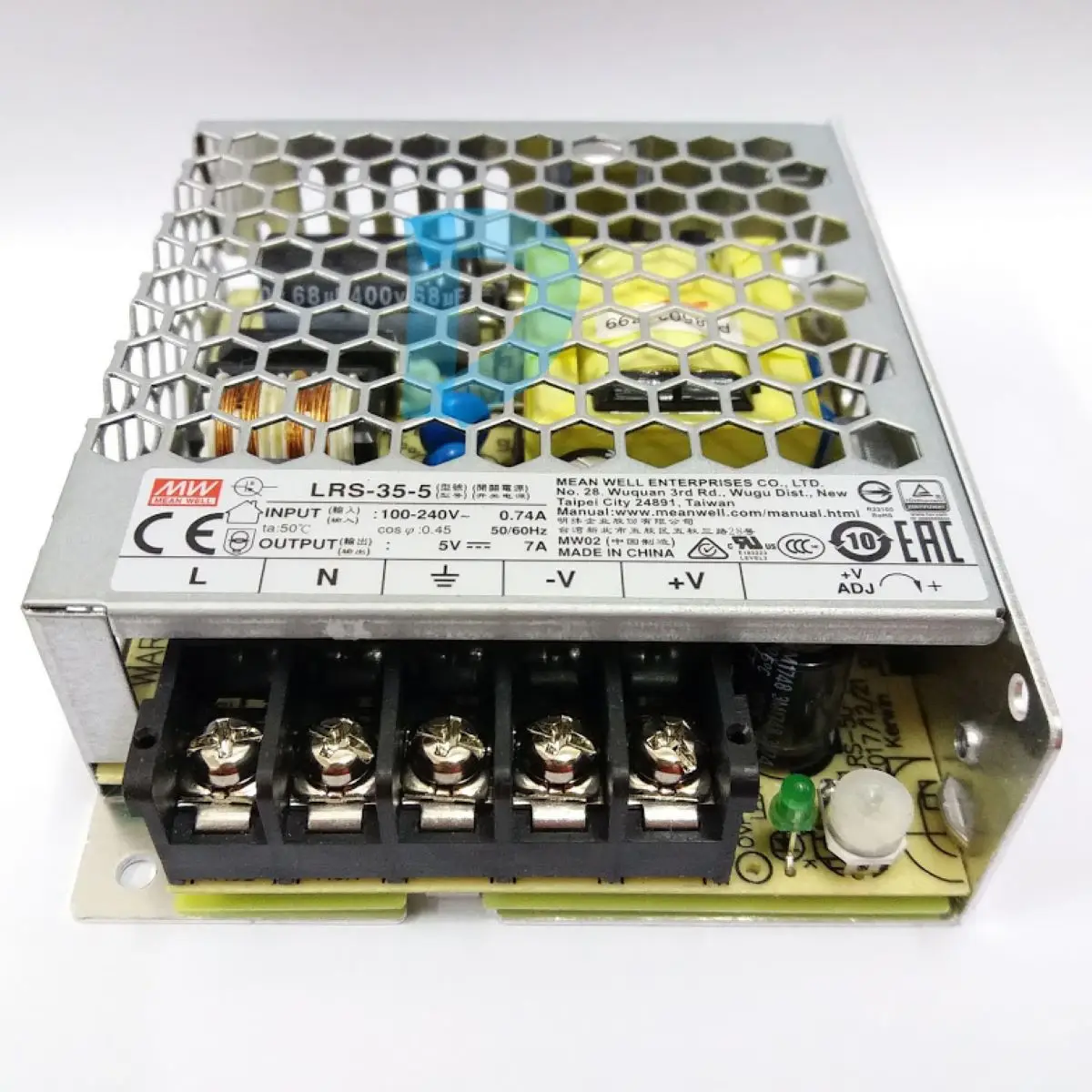 

LRS-35-5 power supply switch