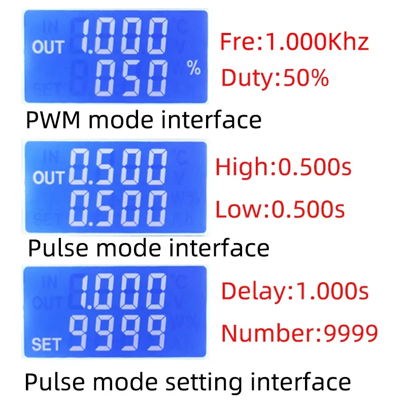 1 قطعة ZK-PP1 مولد إشارة مربع موجة 1-قناة 1 هرتز-150 كيلو هرتز وضع مزدوج LCD PWM نبض تردد واجب دورة قابل للتعديل وحدة