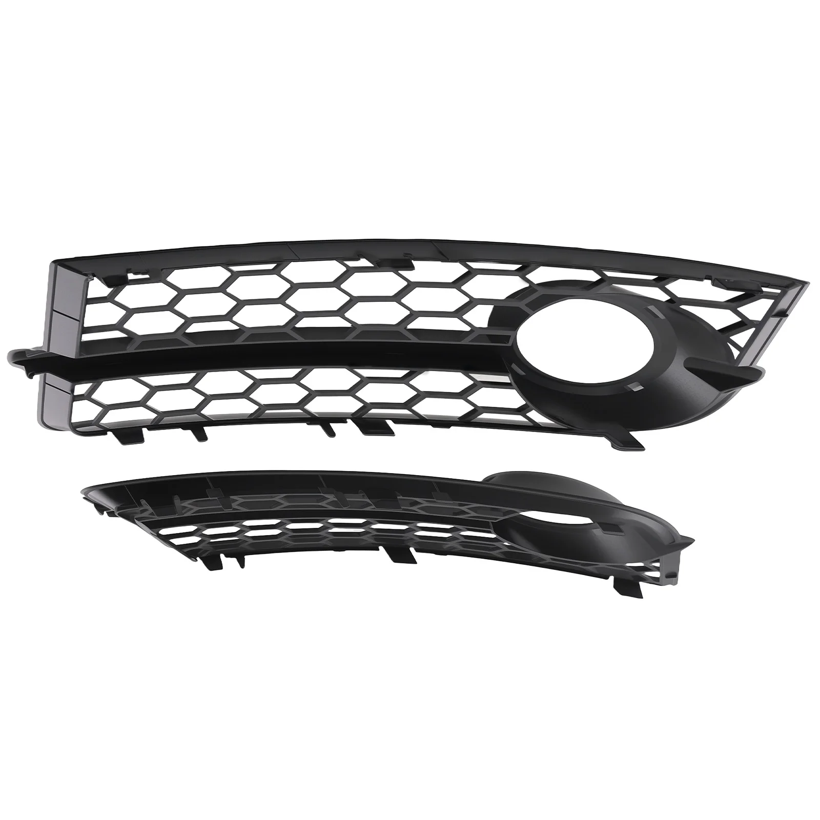 Pair Front Fog Light Grille Cover for Audi TT 8J 06-14 8J080768201C 8J080768101C