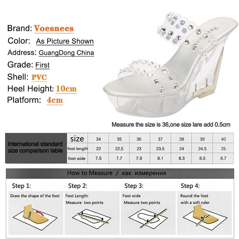 2022 nuove pantofole LED incandescente luminoso trasparente donna sandali Hyaline zeppe piattaforma impermeabile tacchi da sposa scarpe
