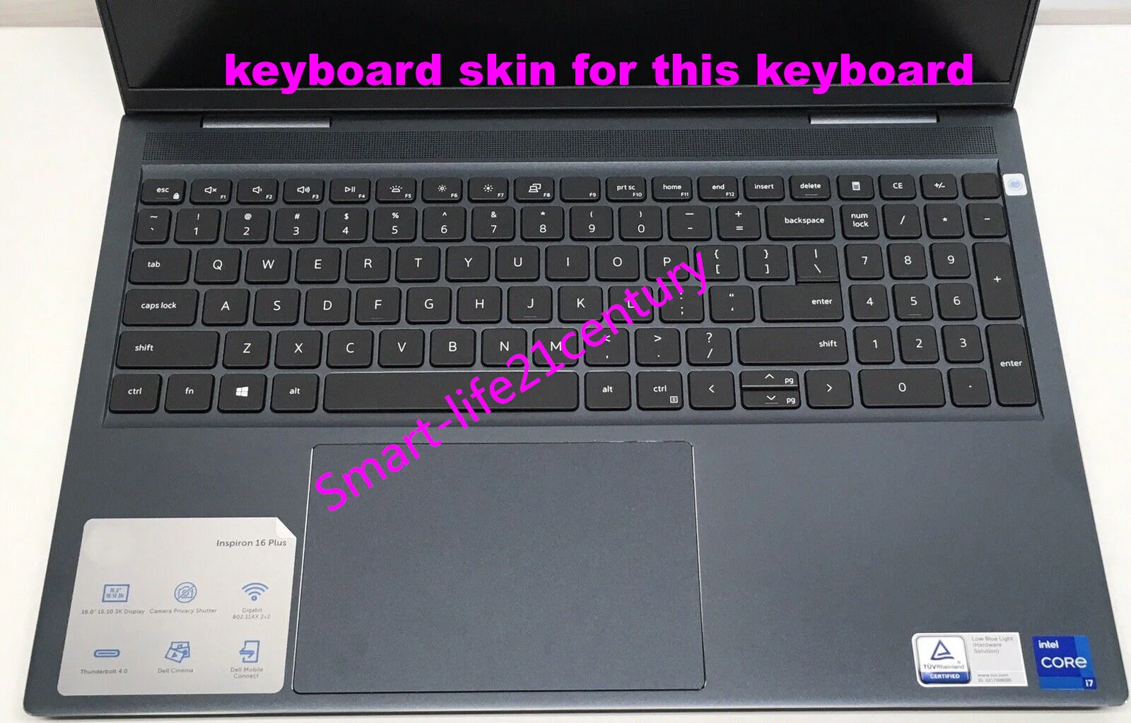 US Keyboard Protector Skin For Dell Inspiron 15 3510 3511 3515 3520 3525 3530 3535 P112F 5510 5515 5518 7510 P106F 7610 P107F