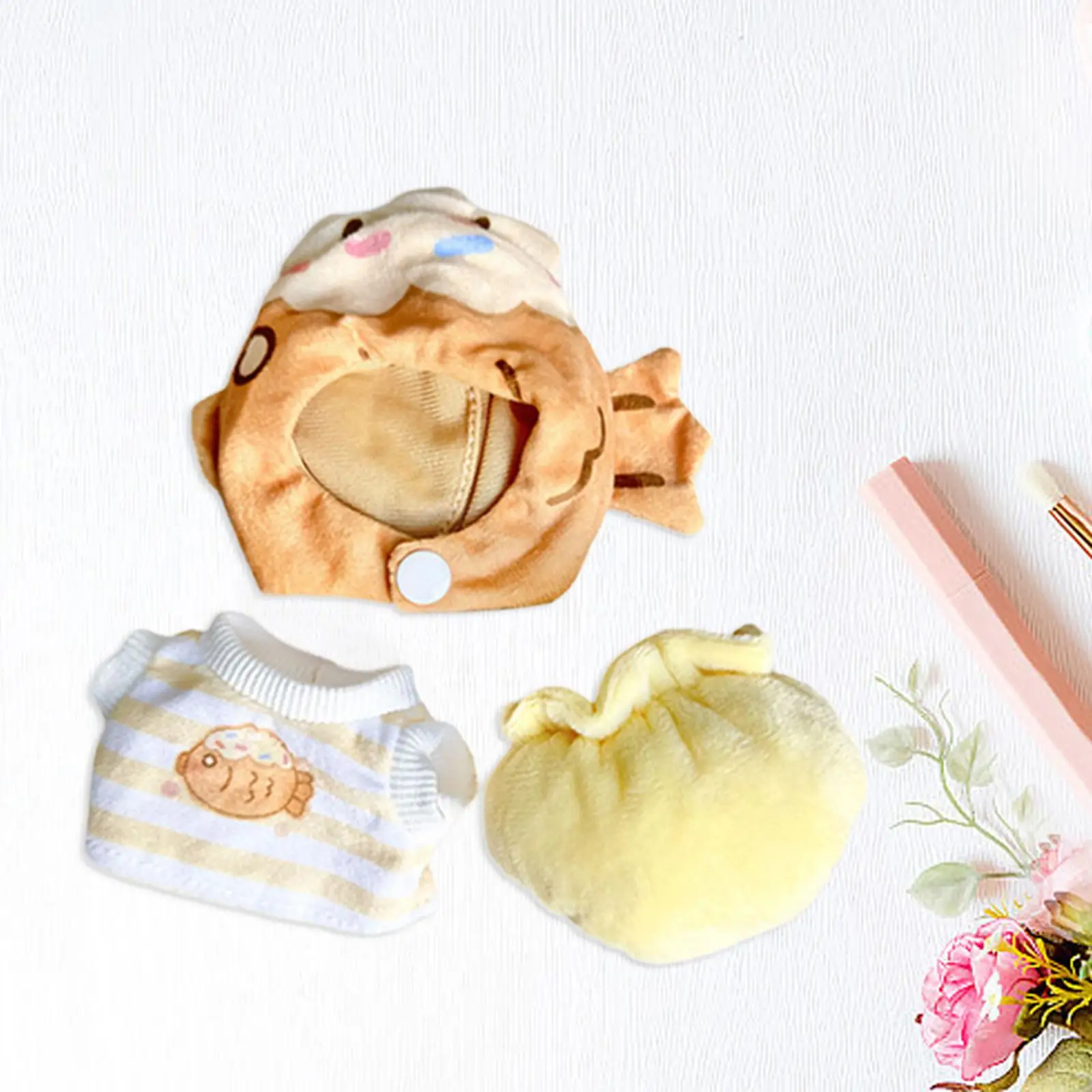 

Плюшевая кукольная одежда для кукол 15-17 см, костюмы, удобные, стильные, одежда для кукол «сделай сам», милый реквизит для фотосессии