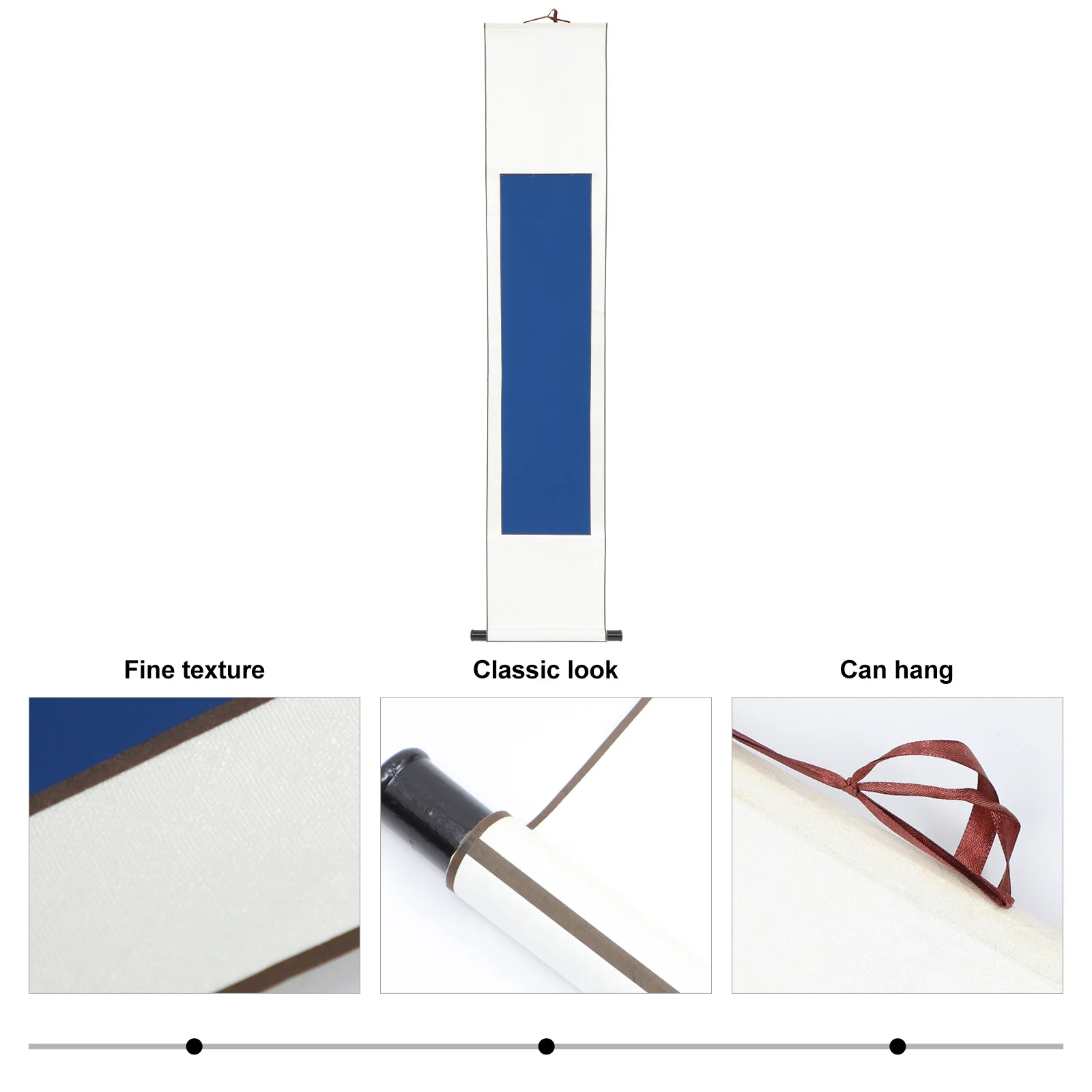 

1pc Blank Hanging Scroll Chinese Paper For Calligraphy Painting Ink Sumi Watercolor Art Wall Decor Kids Practice Mounting