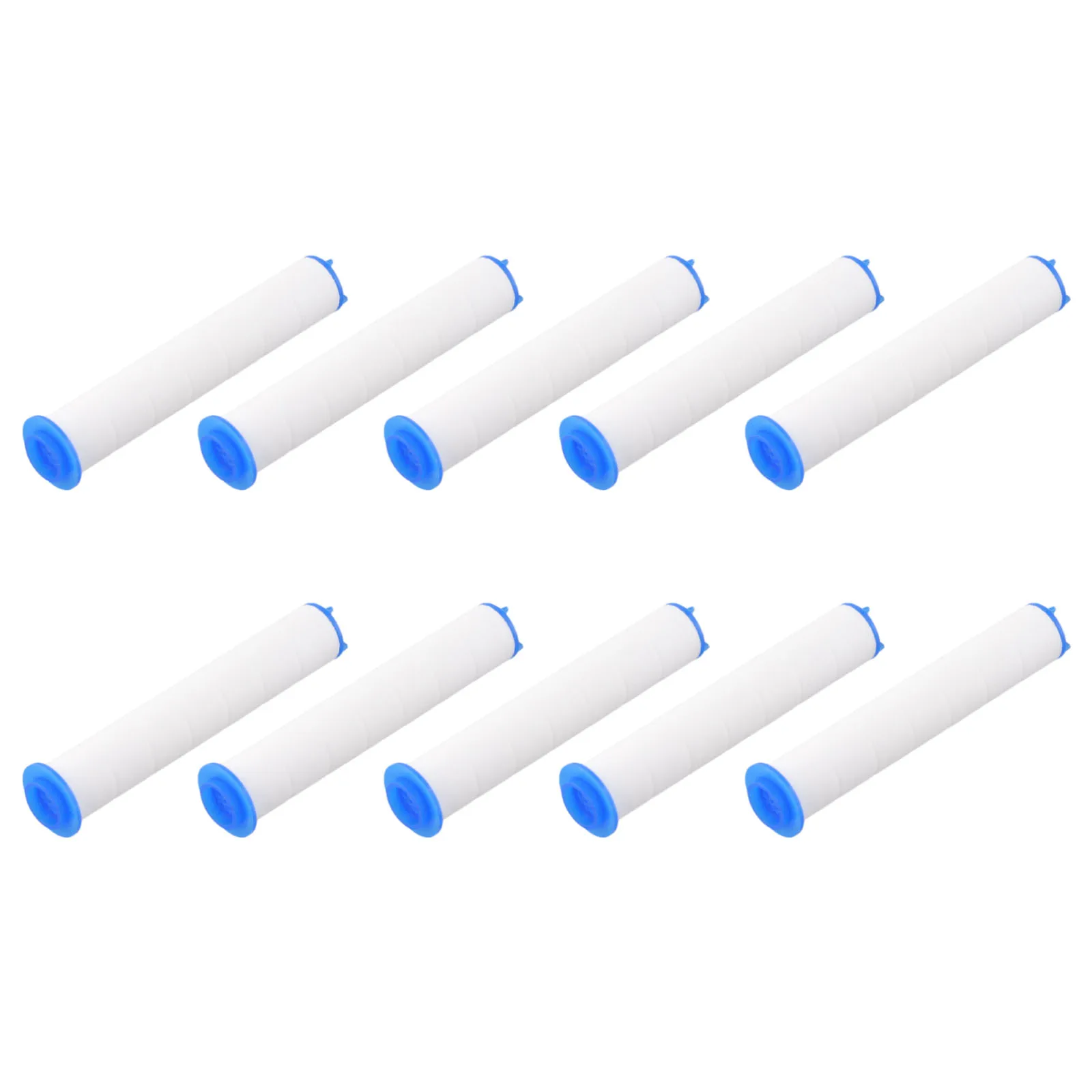 For Gyms For Hotels for versatile Use Shower Filter White Blue 10 Pack Shower Filter Replacement Skin And Hair Protection