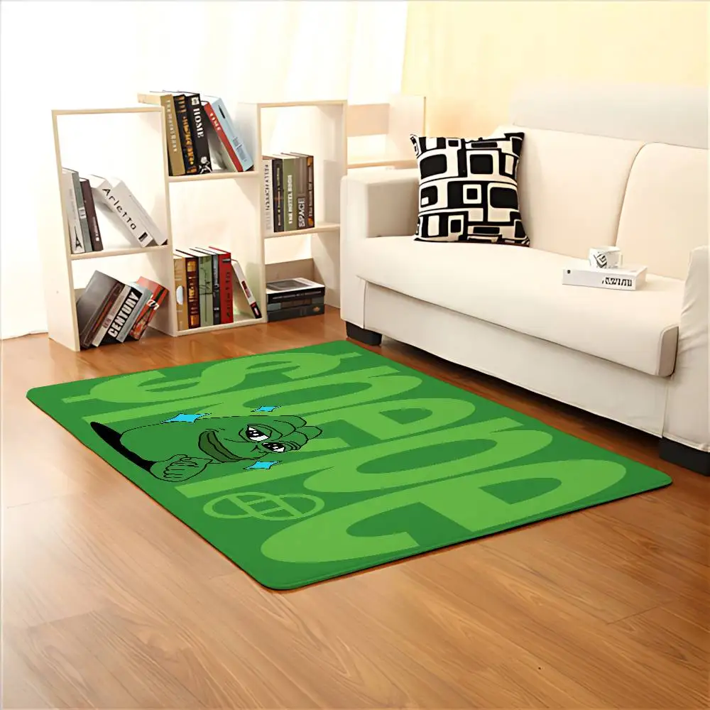 P-Pepe الحزين الضفدع الكلمة حصيرة الحمام ماصة حصيرة بسيطة باب الأوساخ مقاومة حصيرة المنزل المطبخ حصيرة القدم حصيرة دخول حصيرة #2