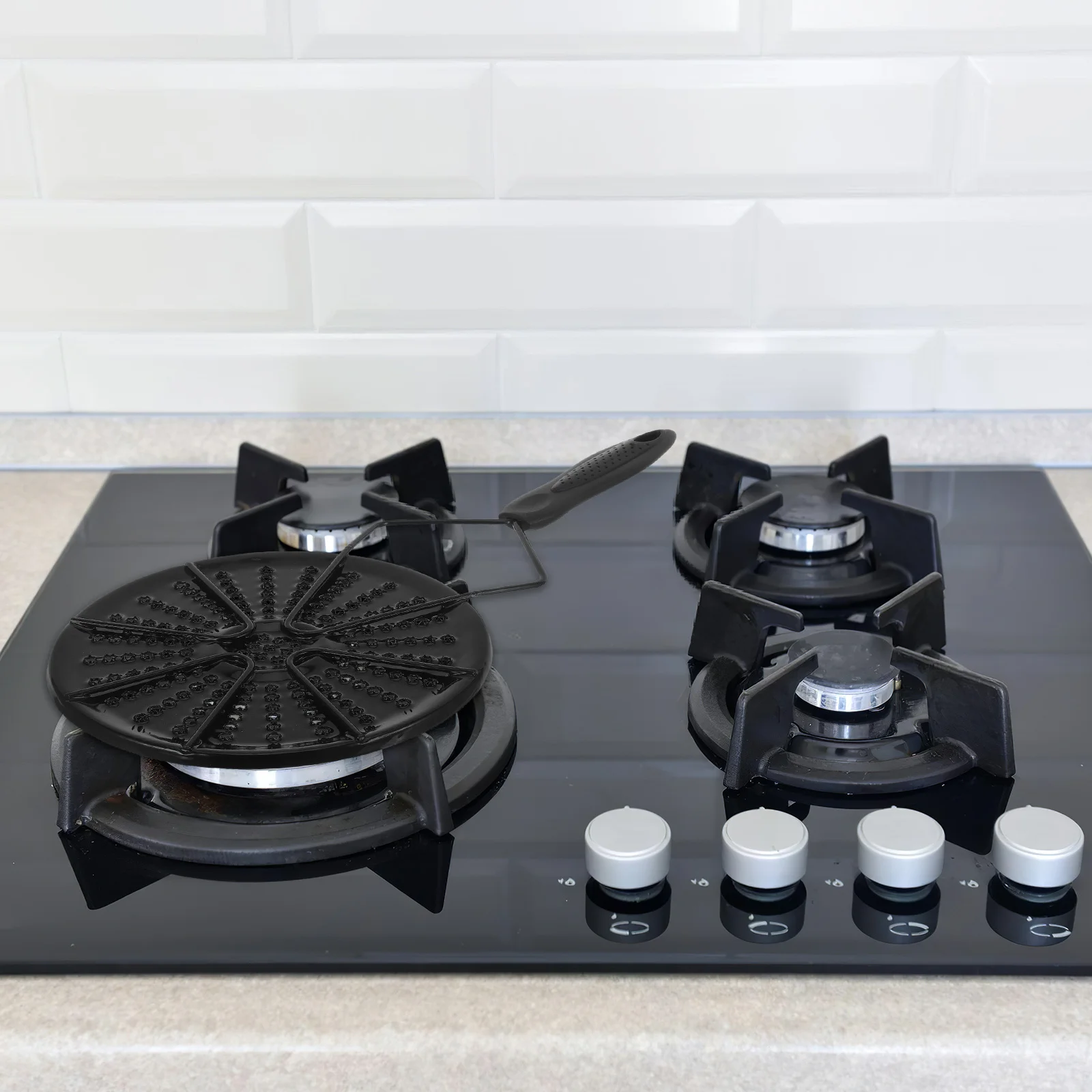 

1Pcs Heat Conduction Plate Enamel Fast Heating Heat Diffuser Plate Flame Reducer Pot Thermal Guide for Even Cooking