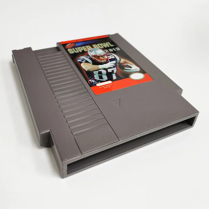 Cartucho de juego clásico Super Bowl 2013 para NES, Cartucho de juego de 8 bits, 72 pines, consola de juegos Retro