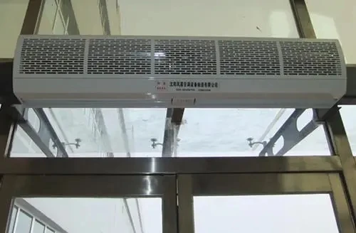 China Commercial Wind Air Handling Unit Door Air Curtain for shopping mall Ventilation