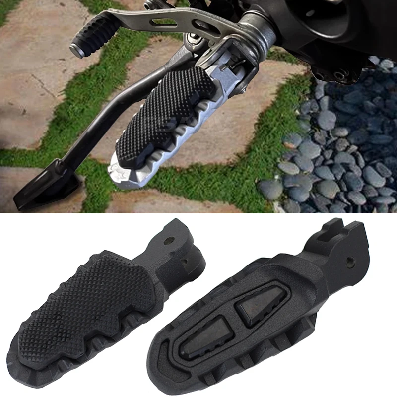 

Front Footrest Foot Rests For Ducati Hypermotard 821 Multistrada MTS 950 1260 1200 Motorcycle Footpegs Pedals With Rubber Cover