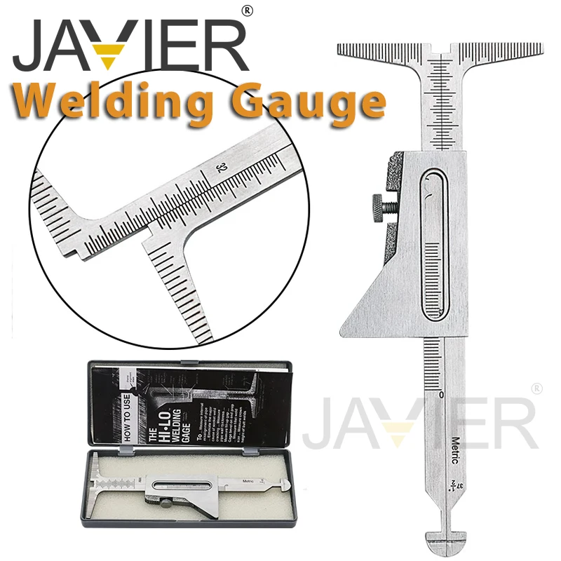 JAVIER HI.LO Welding Gauge Test Ulnar Welder Inspection Both 32mm Metric & 37-1/2\