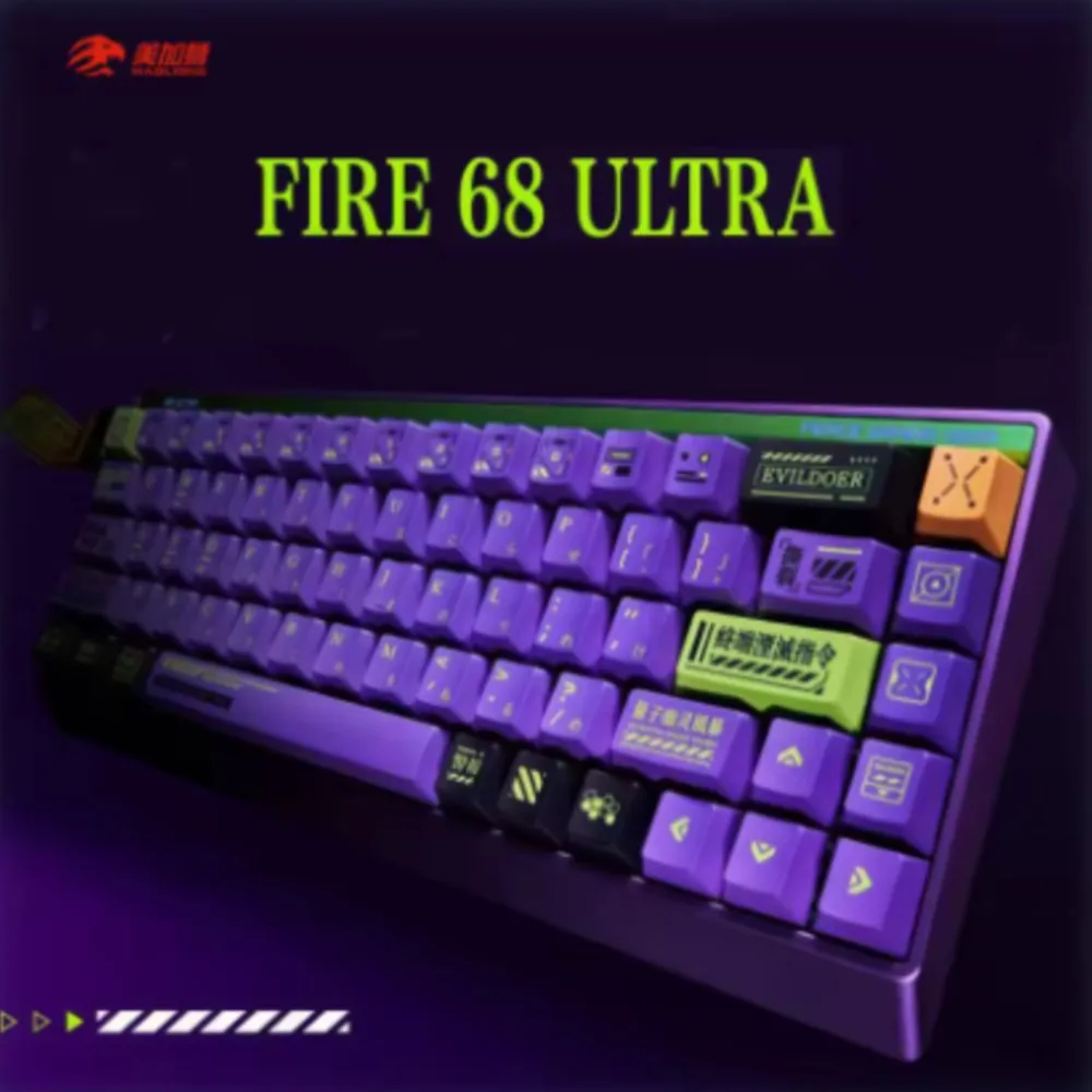 

FGG MADLIONS Fire68 Ultra Magnetic Switch Mechanical Keyboard 8K Gaming Rapid Trigger RT 0.04mm Keyboard Customized Valorant