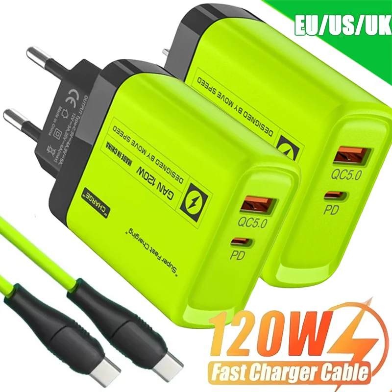 120W Usb C 2Ports C…