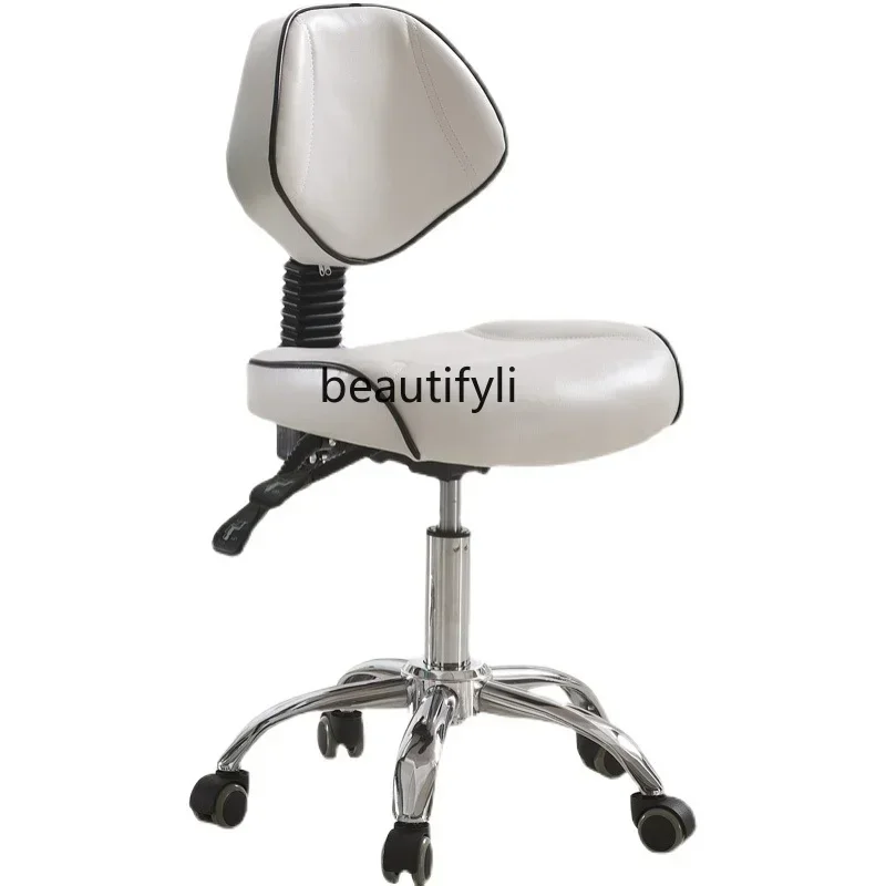 

Saddle chair, large workbench, technician chair, rotating backrest, cosmetic stool, dentistry, chair