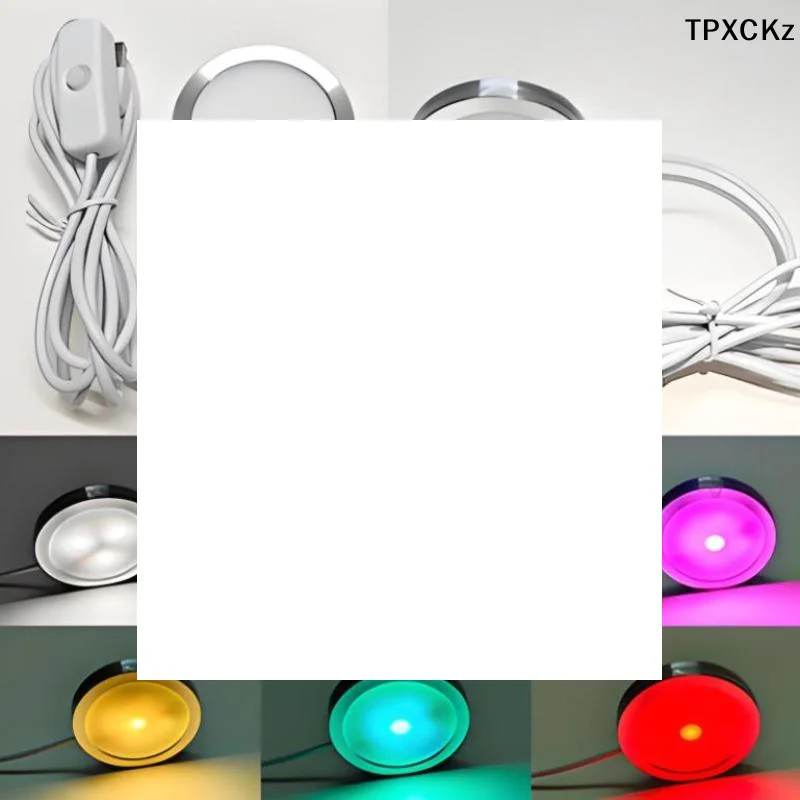 Usb Circulaire Warme Diy Led Licht Onderdelen Model Wit/multicoour Wltra-dunne Aluminium Lamp 5v 3d Printer Accessoires