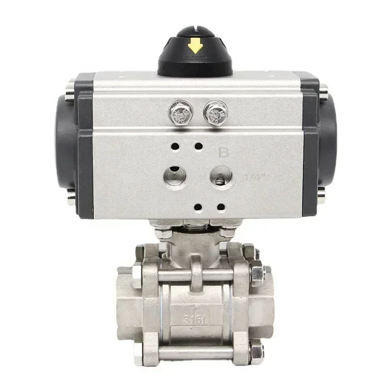Controle pneumático Ball Valve Control Valve, 150LB PN16
