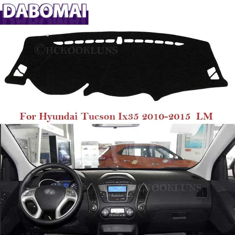 Accessories Dash Board Sunshade Carpet Dashboard Cover Protective Pad for Hyundai Tucson 2010 2011 2012 2013 2014 2015 LM Ix35