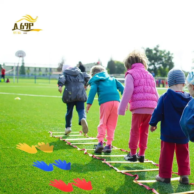 

A69P-Hand Floor Markings Flooring Emblems Carpet Area Rugs Tennis Spot Markers For Gym Floor Site Marking Spots Hand Shape
