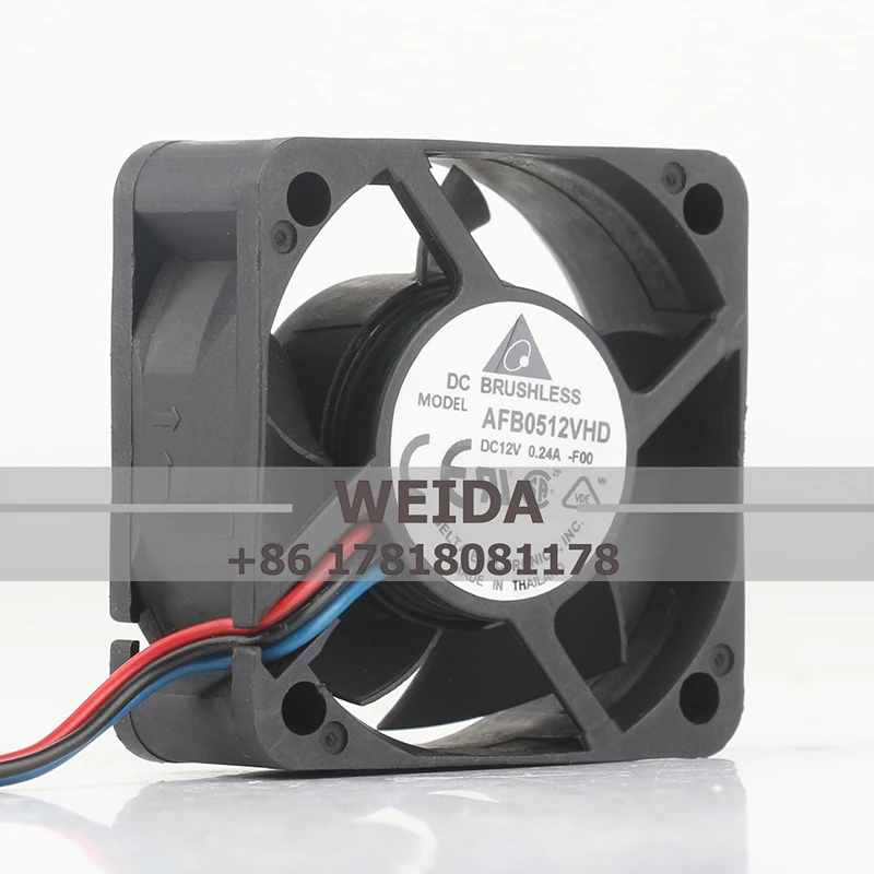 5CM cooling fan Delta 12V 0.24A AC EC 5020 High air volume ball power supply Server chassis AFB0512VHD