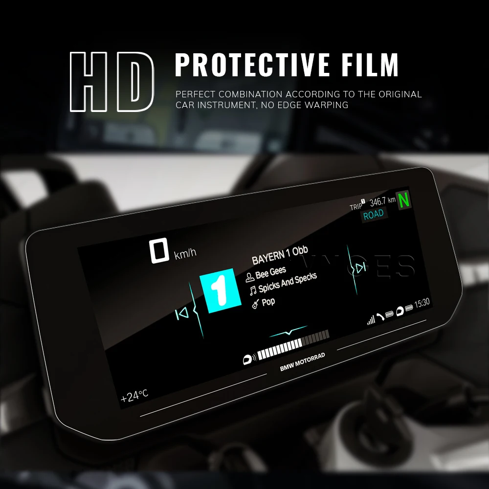 For BMW R 1250 RT R1250RT 2021- K1600GT K1600GTL K1600B 2022- TFT Display Protection Film Screen Protector Instrument Film