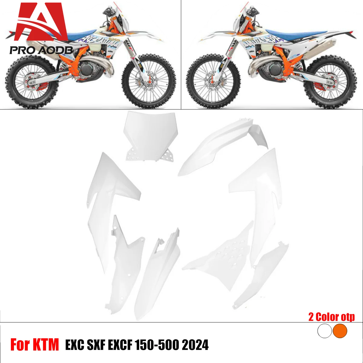 

For KTM EXC SXF EXC-F SX-F EXC CKD EXC-F CKD 150 250 300 450 500 High-Quality Motorcycle Full Body Protective Shield