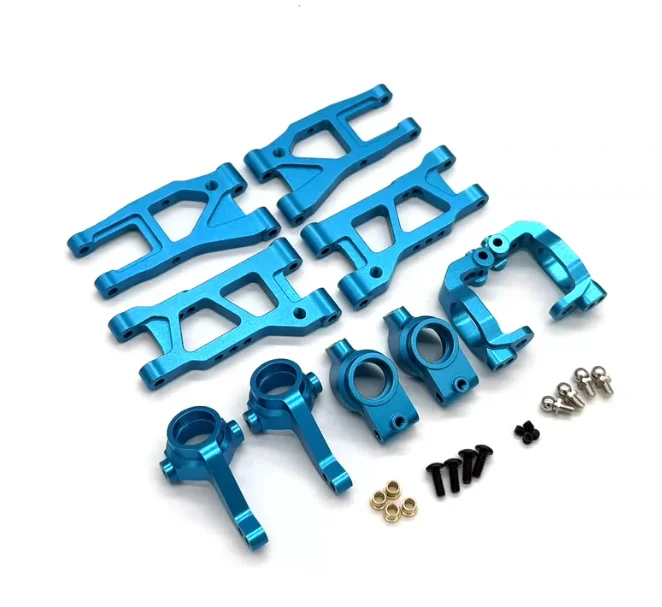 Metal Suspension Arm & Steering Hub Carrier Set 121061 121062 121031 for SNRC 1/10 R2 R2-G V2 R2-C V2 R3-G R3-C R3-PRO RC Car