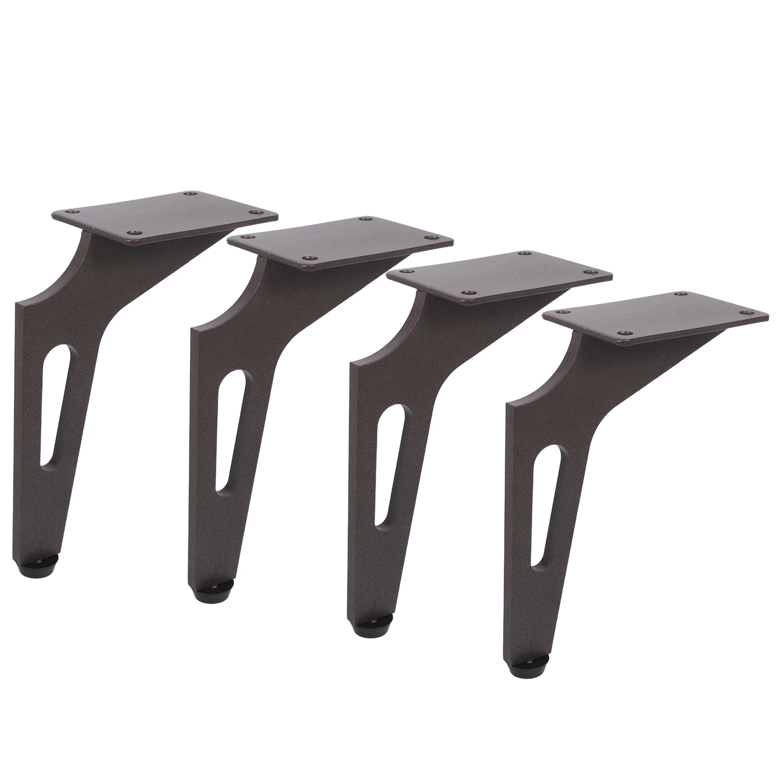 

4 Pcs Furniture Hardware Feet Risers Support Leg Dresser Legs Couch Replacement Sofa Cold Rolled Steel DIY Cabinet End Console