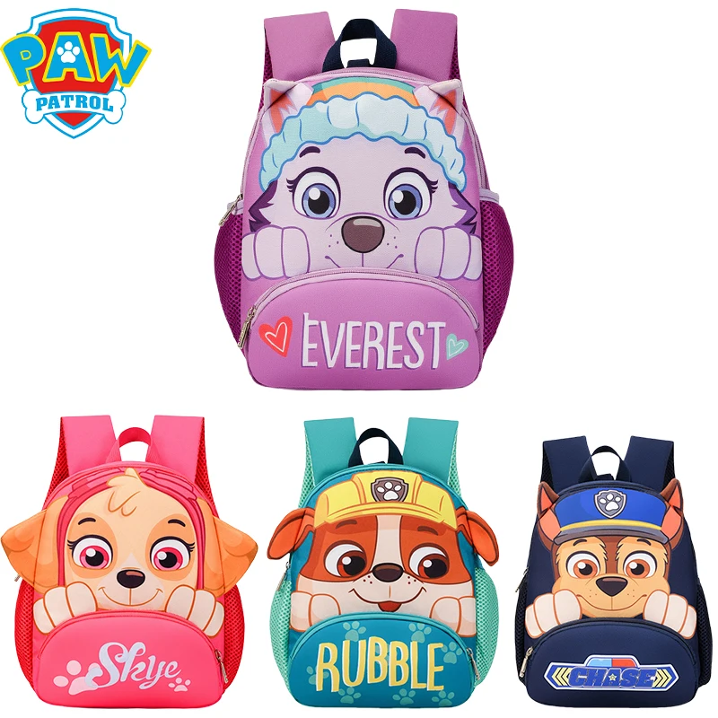 

Anime Paw Patrol Knapsack Cartoon Figure Chase Skye Ryder Student Schoolbag Children Toys Travel Storage Bag for Girl Boy Gifts