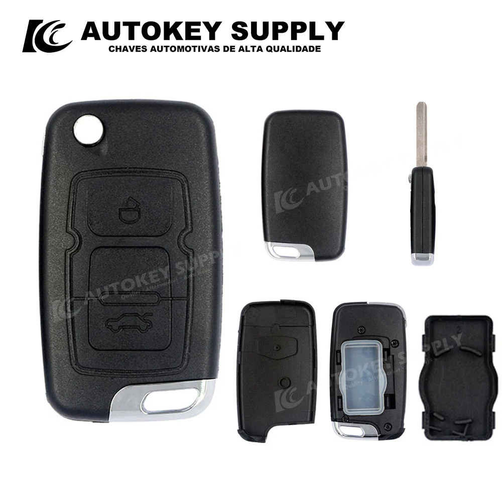 

ForGeely Folding Key Shell 2 Button Right Slot (No Logo) Autokeysupply AKGLF107