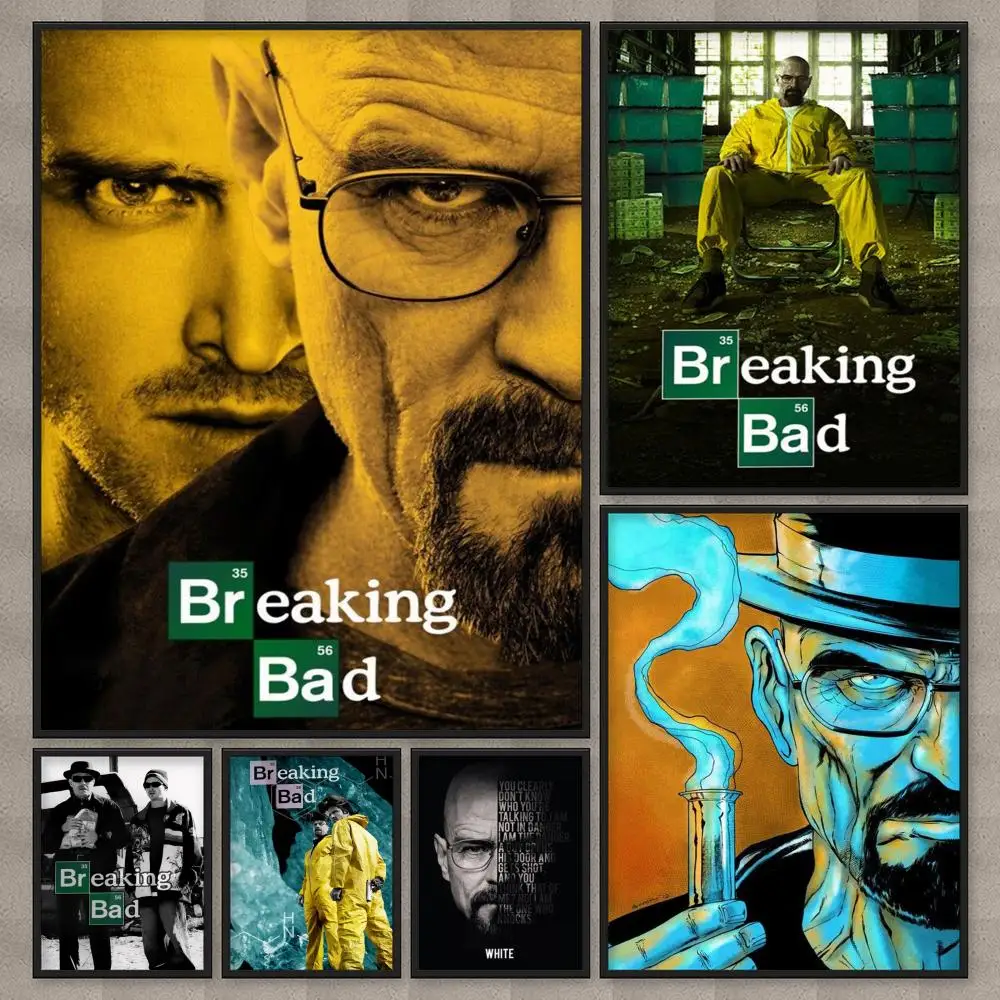 TV B-Breaking Bad Poster HD Room Decor Home Decoration Interior Wall Art Printing Waterproof Garage Party BedRoom Gift