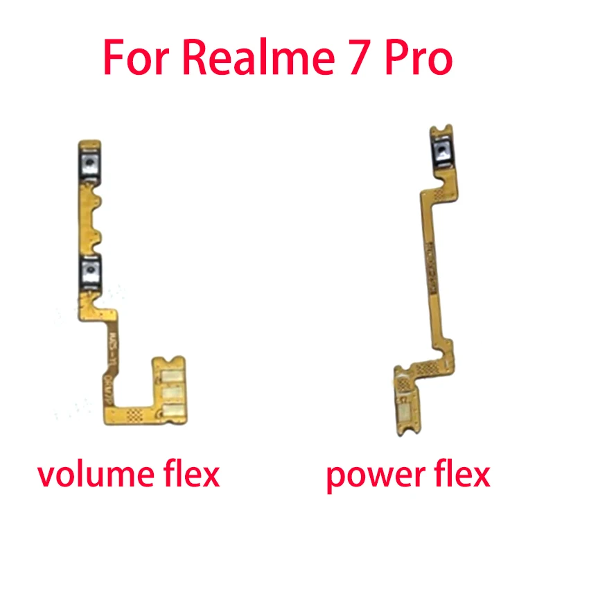 For Oppo Realme 7 Pro Power Volume Buttons Switch On Off Flex Cable