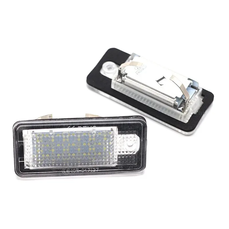 

2 шт. подсветка заднего номерного знака для A3 A4 A6 A8 S3 8P S4 B6 B7 C6 S6 S8 Q7 RS4 RS6 QD Hot LED Plus Avant Auto Lamp Light