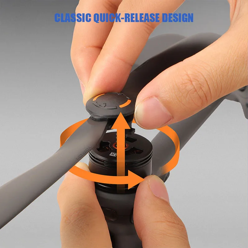 VOLODYMYR 1158F Propellers Replacement for DJI Mavic 4 Pro Drone Noise Reducing Quick Release Quickly Install Blade Props Kit