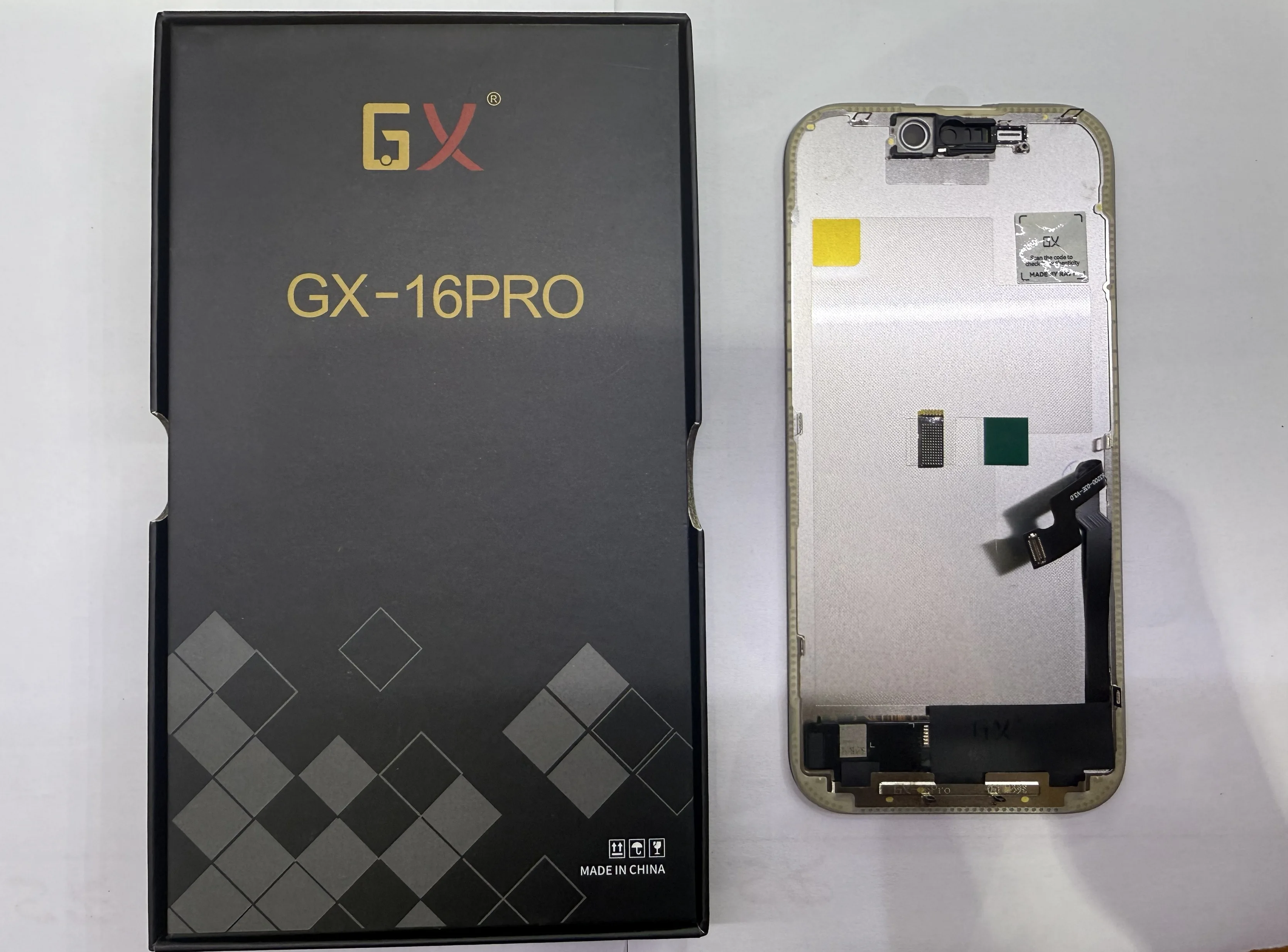 GX 100% OLED Scherm voor iPhone 13 14 15 15Pro 16Pro Max Display True Tone met 3D Touch Scherm voor iPhone Vervanging met Gereedschap