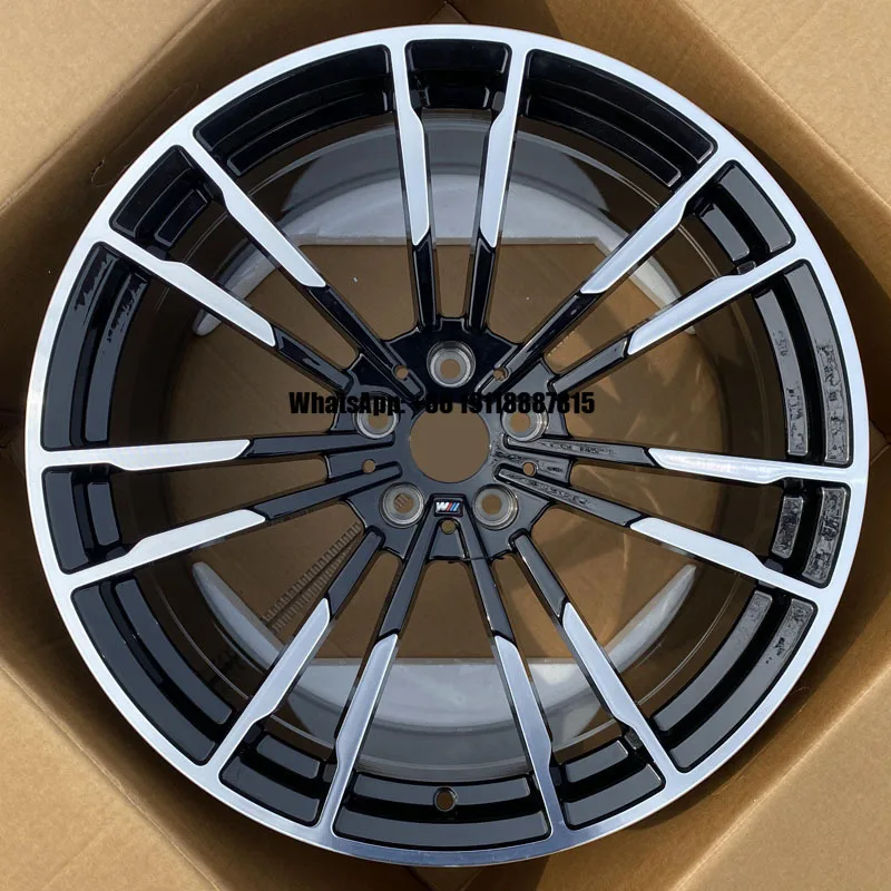 

Новые глянцевые черные кованые колесные диски из алюминиевого сплава для модернизации/переделки легковых автомобилей