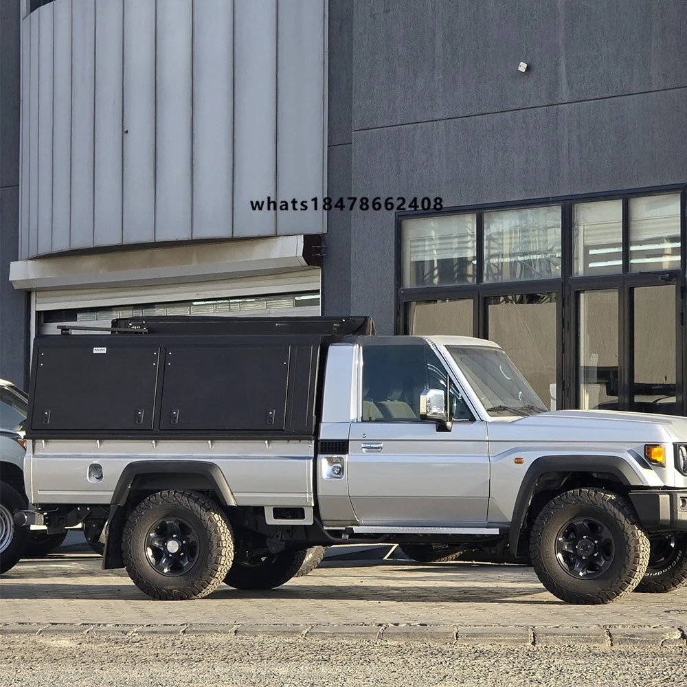 

Land Cruiser 79 Series 2doors Topper Single Cab Waterproof Aluminum Lightweight Canopy Hard Cover Camper Shell Tailbox