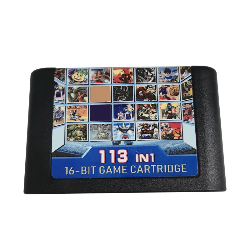 

16 BIT MD Game Card For Sega Mega Drive For Sega Genesis and for original console Shooting 113 in1