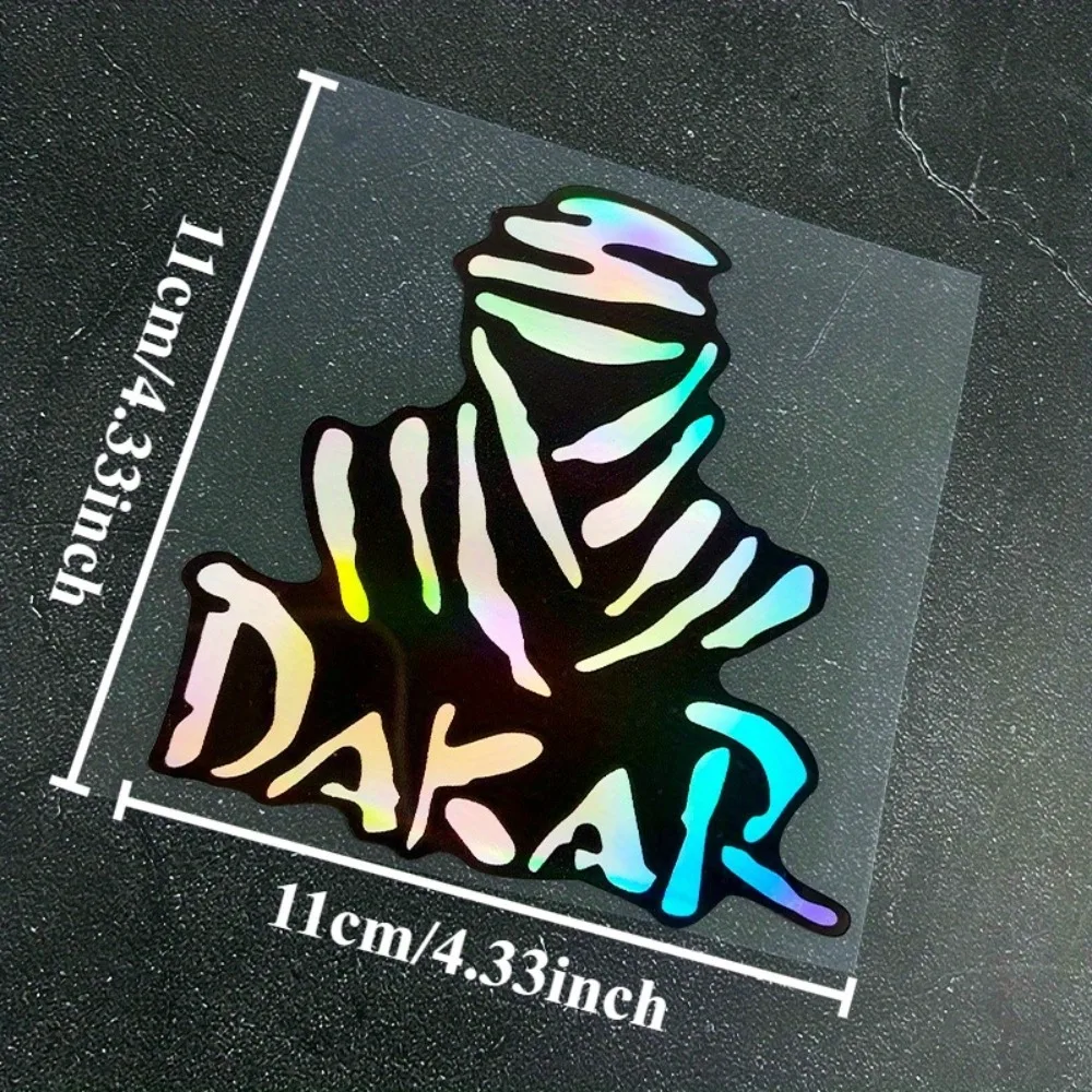 1PC DAKAR Motorcycle Sticker Waterproof for DIY Fuel Tank Side Body Fender Vinyl Decal Car Window Sunscreen Durable Decoration